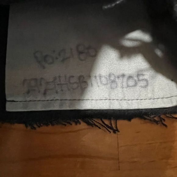 RE/DONE LEVI’S black button fly jean shorts Sz 29 - Picture 6 of 7